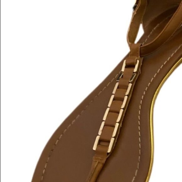 Bp light brown t strap flats - Picture 3 of 4